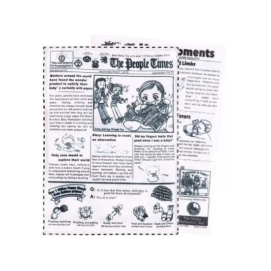 Paper Crinkle Dog Toy – Durable Squeaky Toy with Newspaper & Poker Card Design for Small to Medium Dogs - DD PET