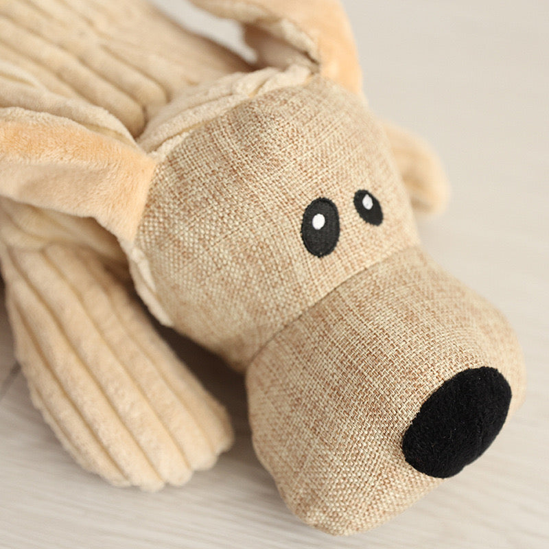 Plush Rope Dog Toy – Natural Plant-Dyed Interactive Puppy Companion - DD PET