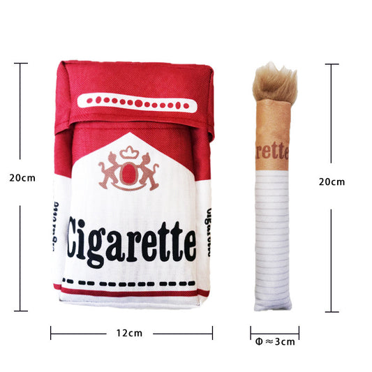 Interactive Cigarette Pack Plush Snuffle Dog Toy - DD PET
