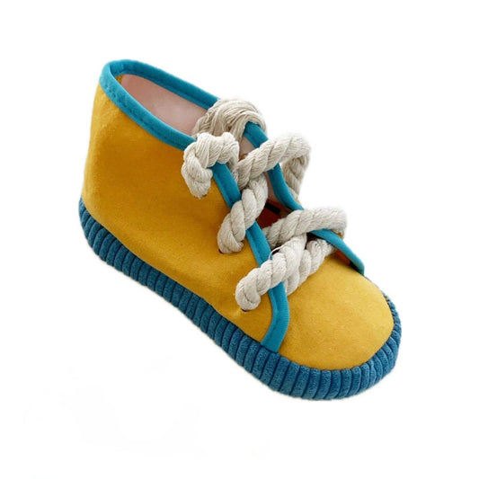 👟 Sneaker Plush Chew Toy with Rope Laces for Dogs - DD PET