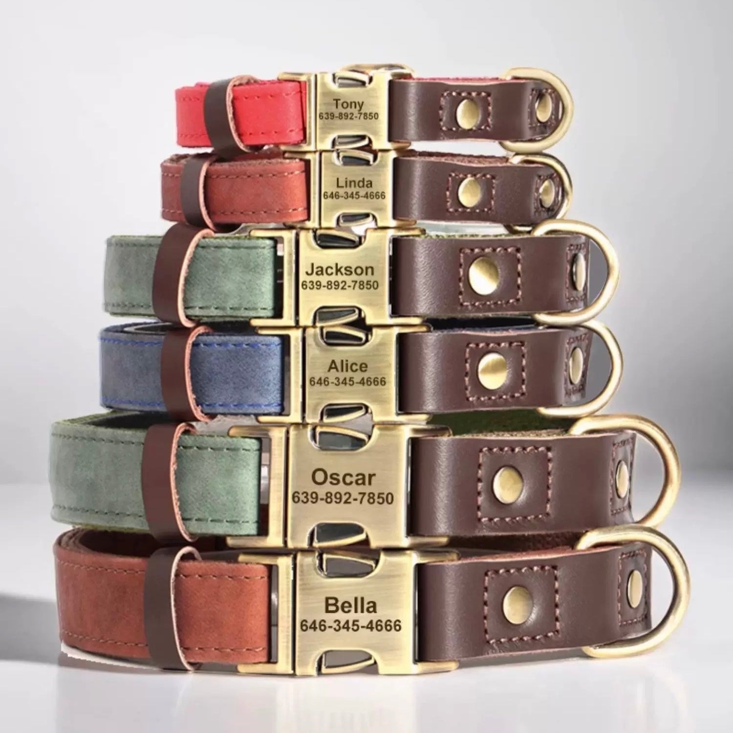 Personalised Engraved Dog Collar with Durable Buckle – Adjustable & Stylish for Small to Large Dogs - DD PET