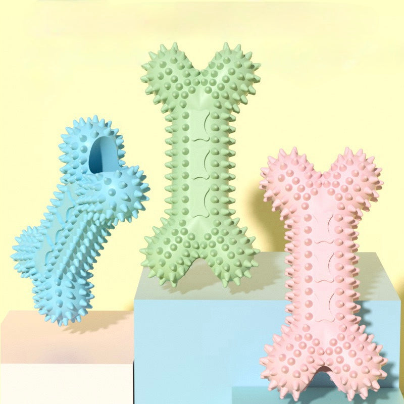 🦴 TPR Bone Chew Toy for Dogs 🐶 | Textured for Teeth & Gum Care - DD PET