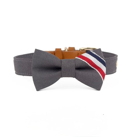 Luxury Bow Tie Dog Collar – Elegant & Adjustable - DD PET
