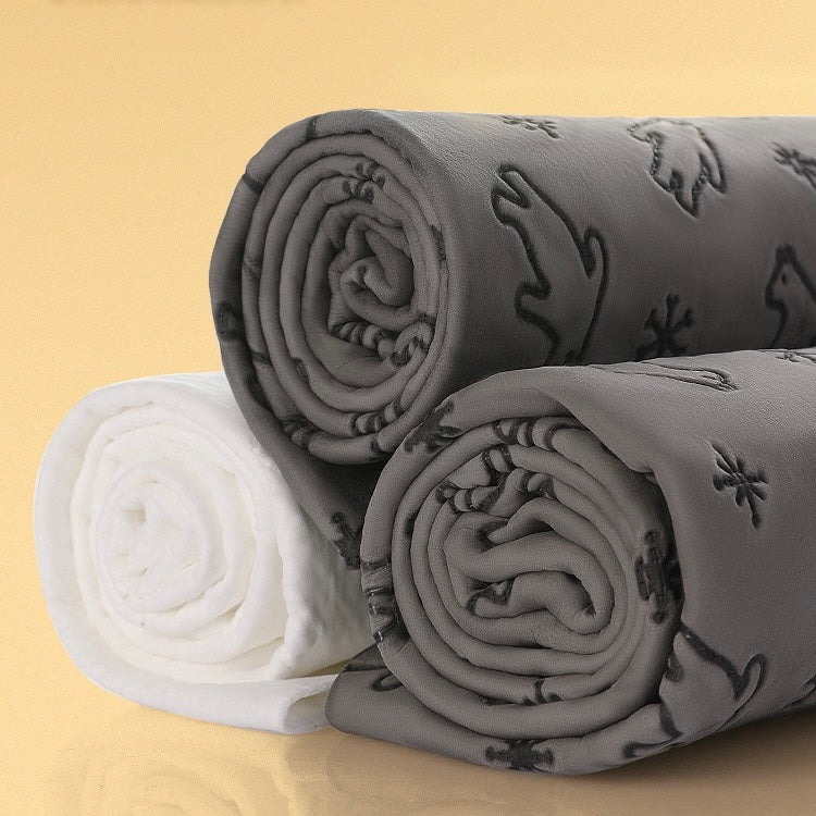 KIMPET Ultra Absorbent Pet Towel – Quick Dry Dog Bath Drying Towel with Suede Texture