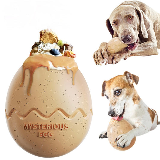 Mysterious Egg Dog Toy – Slow Feeder & Chew Ball for Mental Stimulation