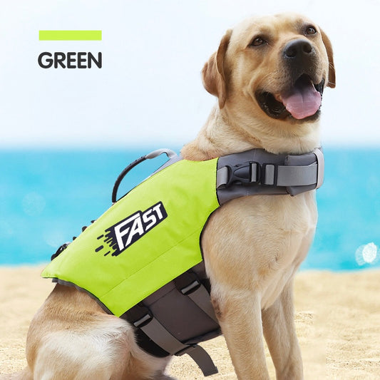 High Visibility Dog Life Jacket – Reflective & Easy-Grab Safety Vest