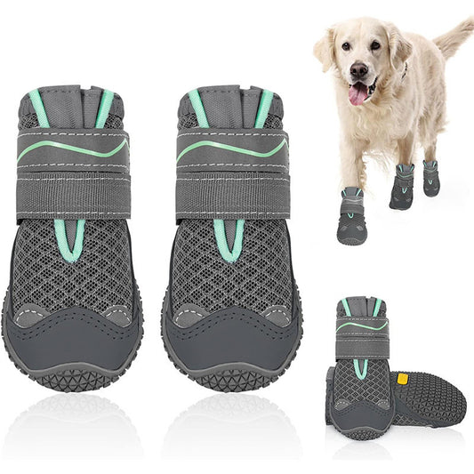 High-Quality Breathable & Protective Dog Boots – Waterproof, Anti-Slip, All-Terrain for Hiking & Snow