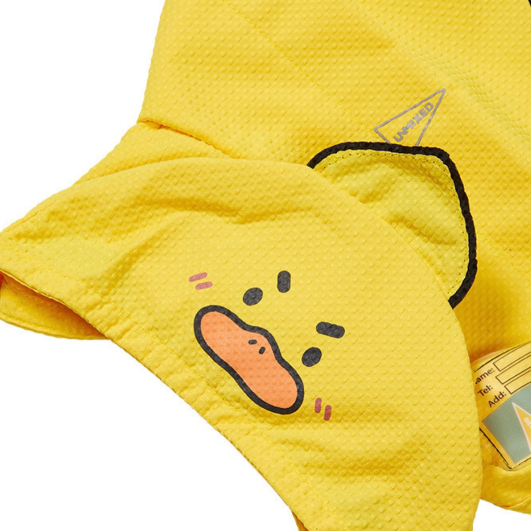 UMIXED Cute Animal Waterproof Dog Raincoat - Lightweight & Reflective