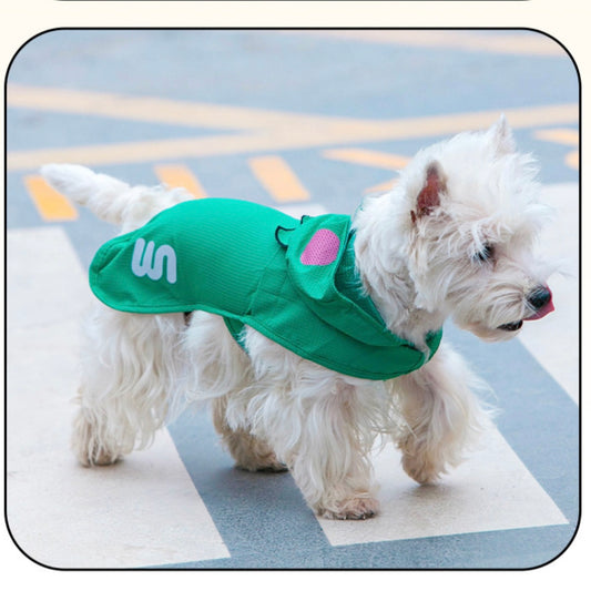 UMIXED Cute Animal Waterproof Dog Raincoat - Lightweight & Reflective