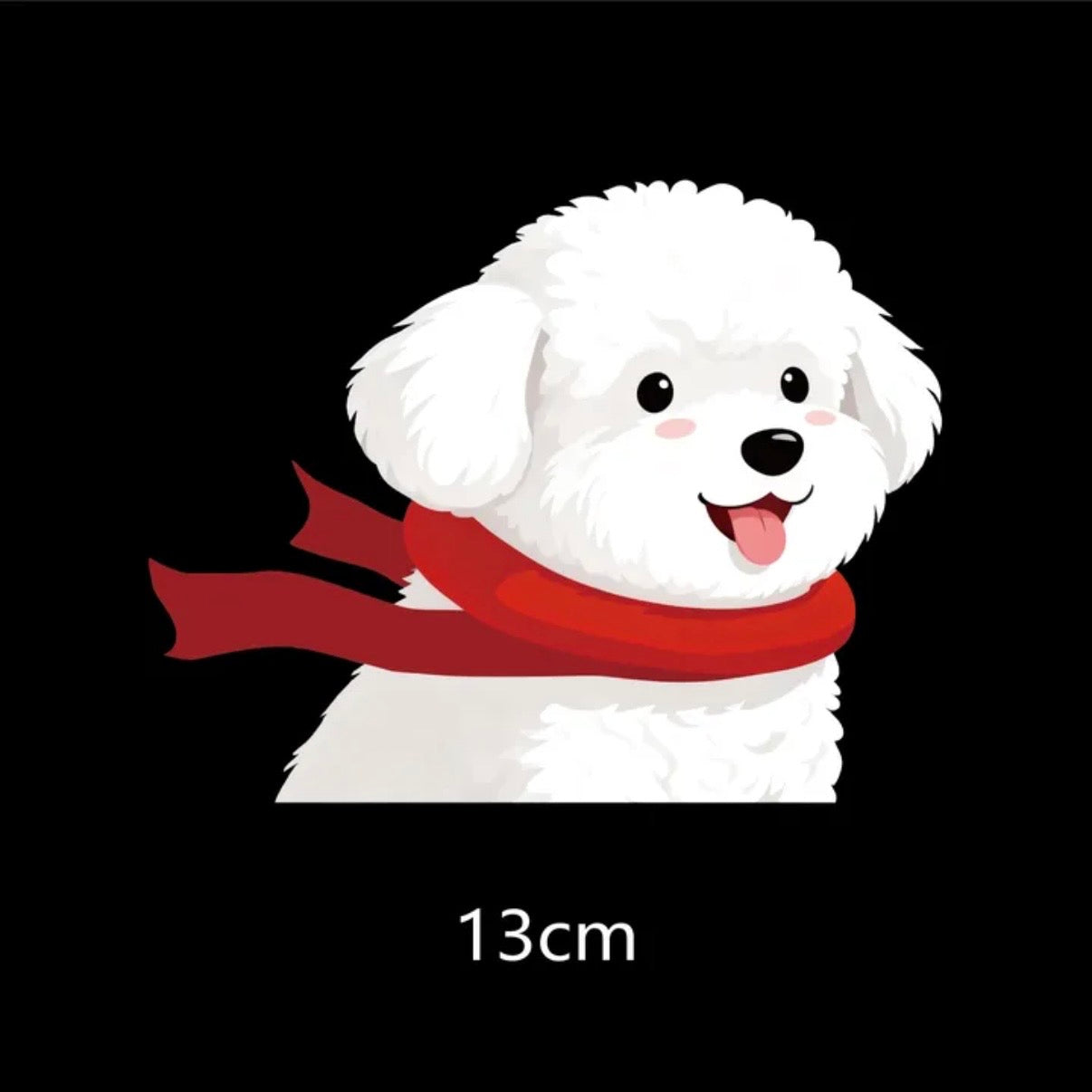 Small Dog Car Window Sticker - Cute Maltese, Pug, Poodle, Frenchie Window Decals | Weather-Proof