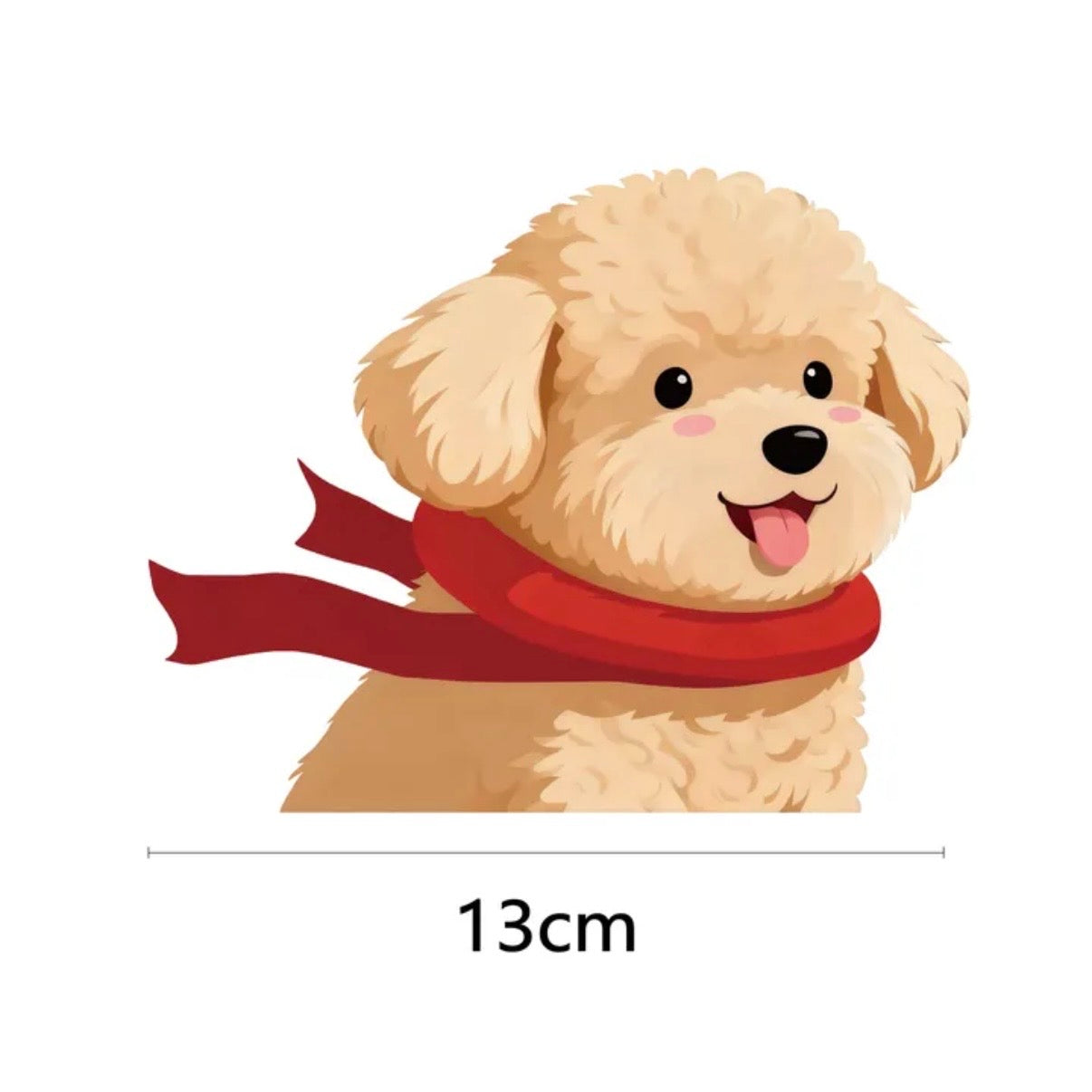Small Dog Car Window Sticker - Cute Maltese, Pug, Poodle, Frenchie Window Decals | Weather-Proof
