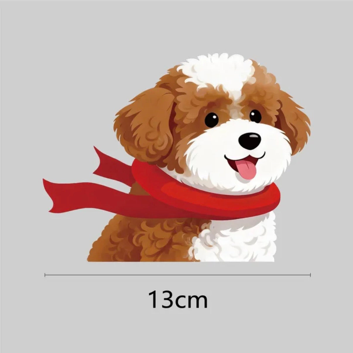Small Dog Car Window Sticker - Cute Maltese, Pug, Poodle, Frenchie Window Decals | Weather-Proof