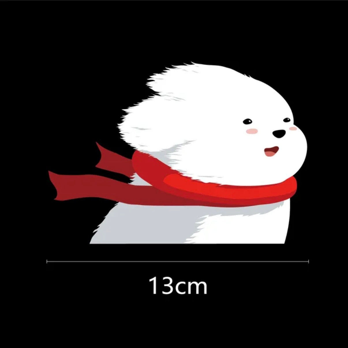 Small Dog Car Window Sticker - Cute Maltese, Pug, Poodle, Frenchie Window Decals | Weather-Proof