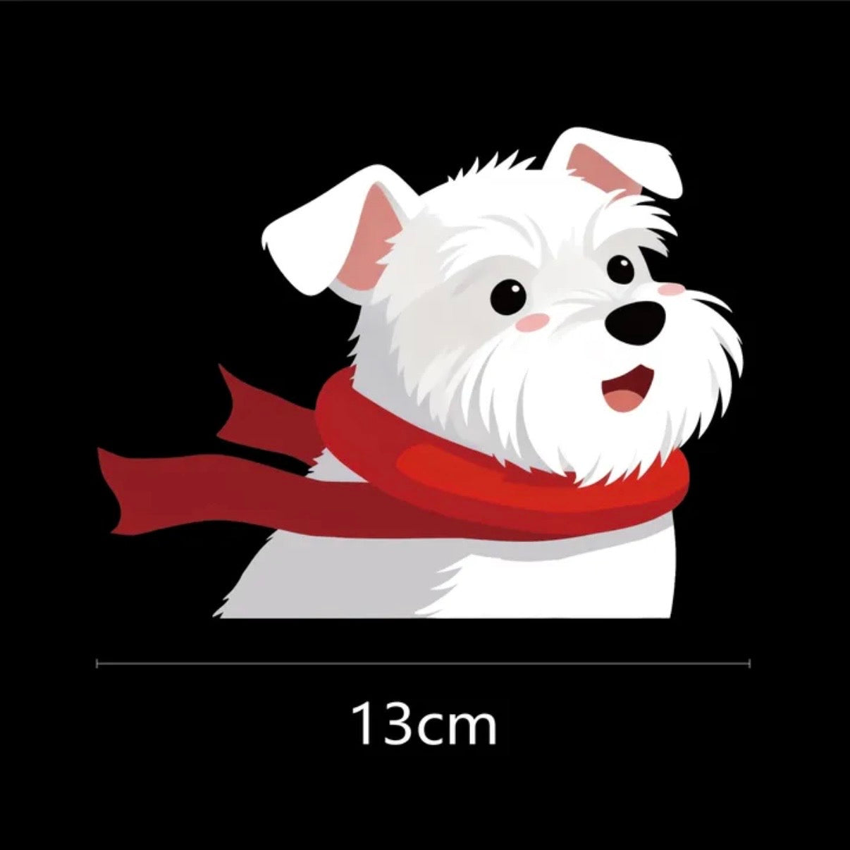 Small Dog Car Window Sticker - Cute Maltese, Pug, Poodle, Frenchie Window Decals | Weather-Proof