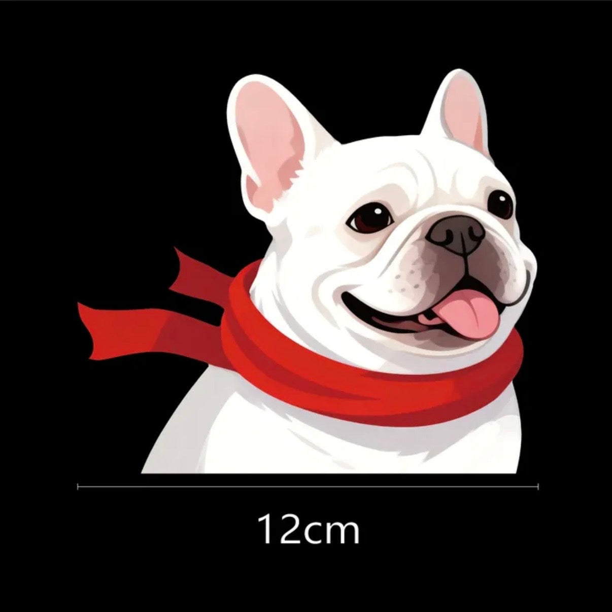 Small Dog Car Window Sticker - Cute Maltese, Pug, Poodle, Frenchie Window Decals | Weather-Proof