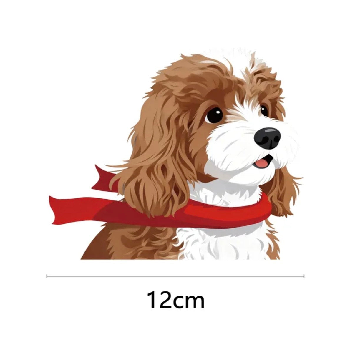 Small Dog Car Window Sticker - Cute Maltese, Pug, Poodle, Frenchie Window Decals | Weather-Proof