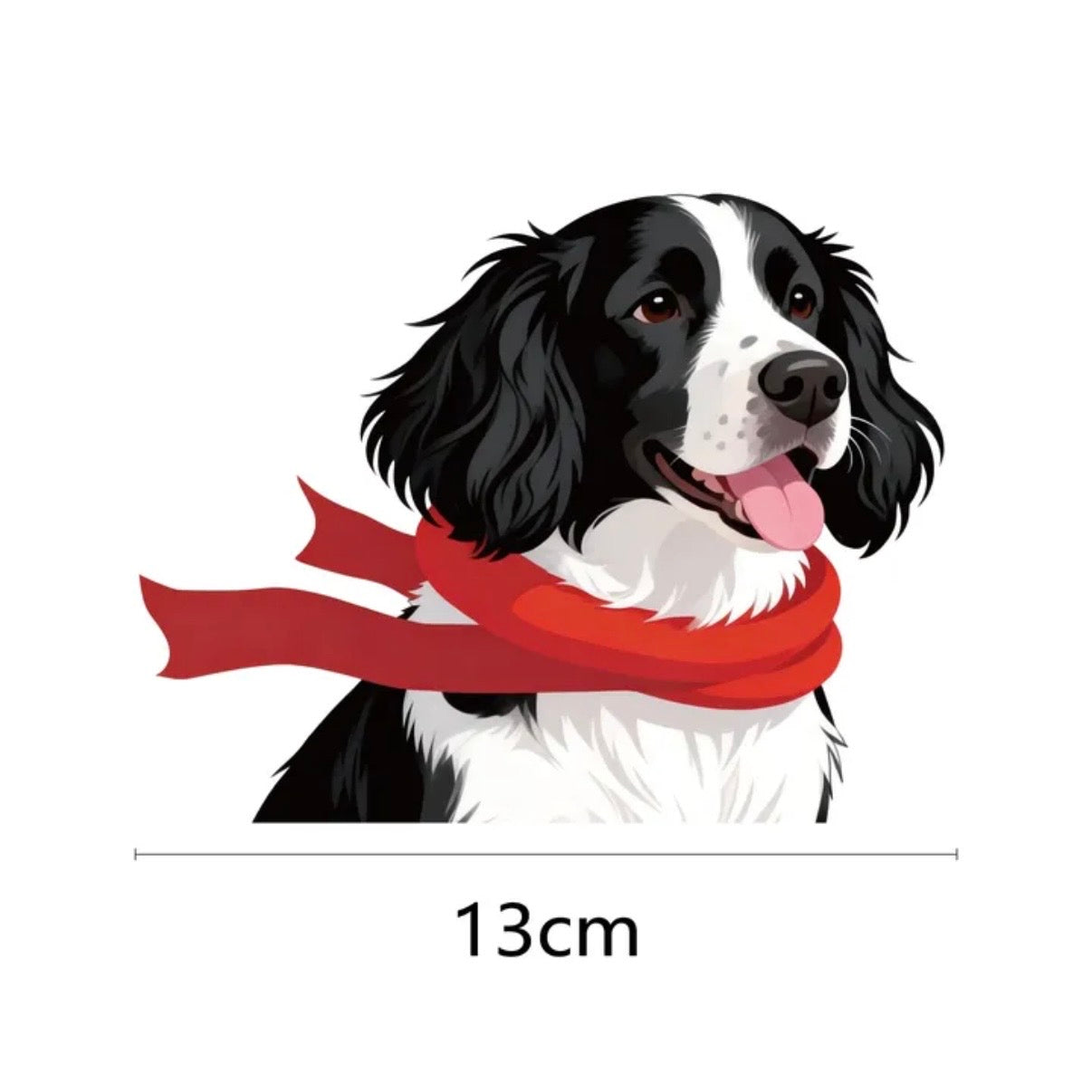 Medium Dog Car Sticker - Cute Corgi, Shiba Inu, Border Collie Window Decals | Weather-proof