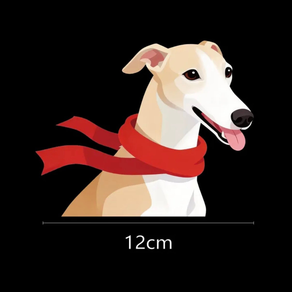 Medium Dog Car Sticker - Cute Corgi, Shiba Inu, Border Collie Window Decals | Weather-proof