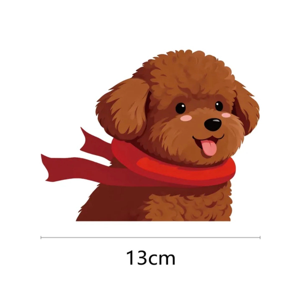 Small Dog Car Window Sticker - Cute Maltese, Pug, Poodle, Frenchie Window Decals | Weather-Proof
