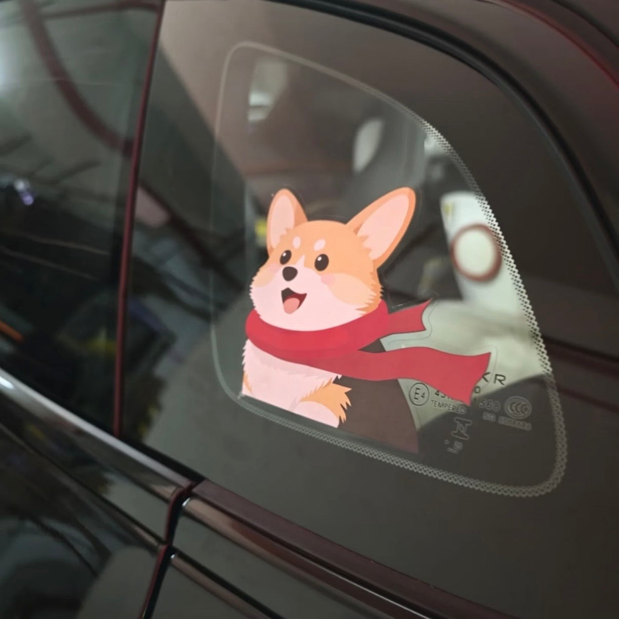Large Dog Car Sticker - Cute Golden Retriever, Labrador Window Decals| Weather-proof