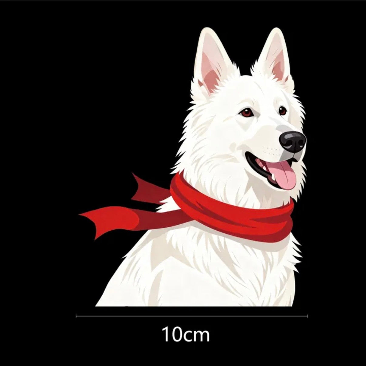 Large Dog Car Sticker - Cute Golden Retriever, Labrador Window Decals| Weather-proof